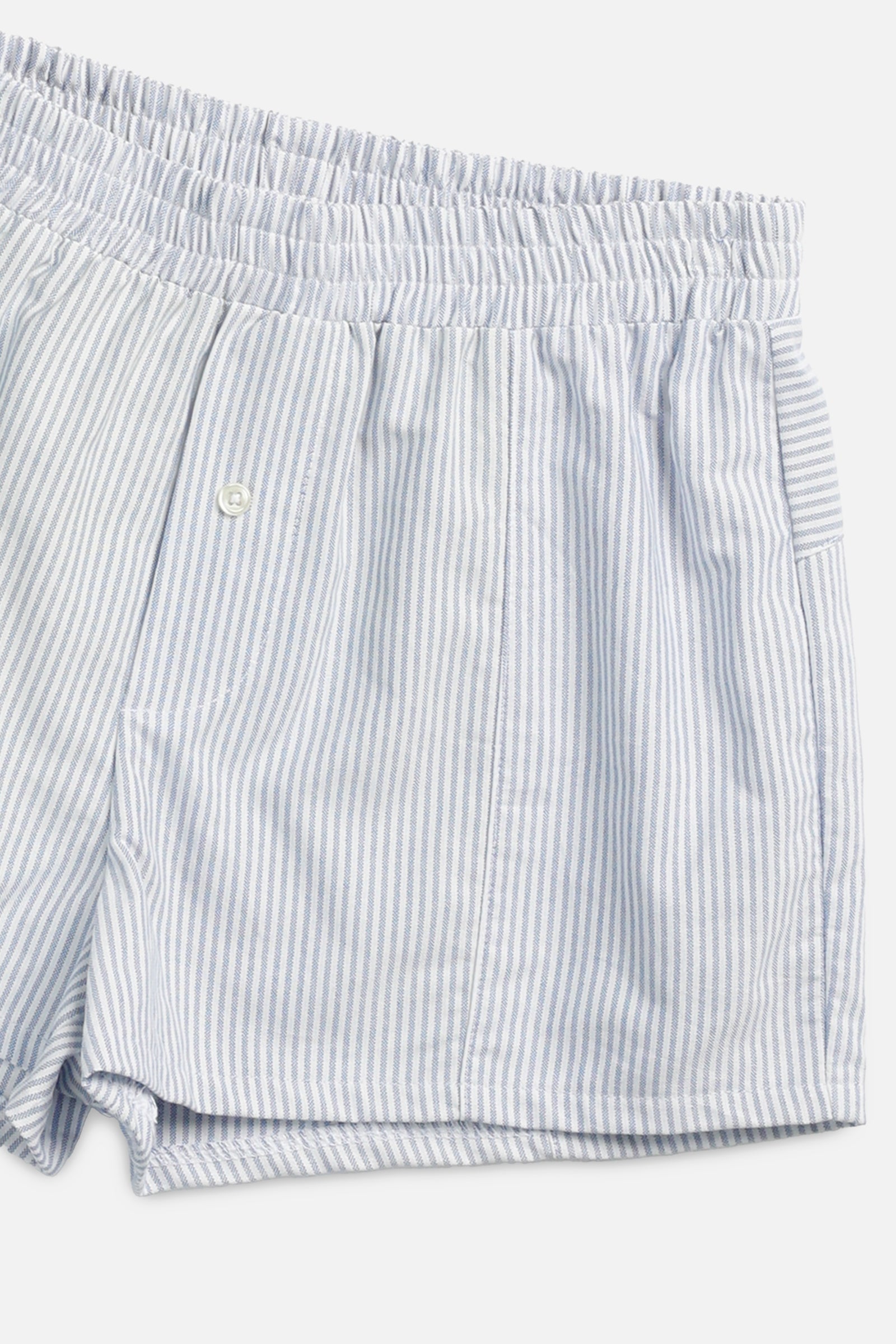 Rework Oxford Mini Boxer Shorts - XS, S, M, L, XL, XXL-BOTTOMS-vendor-unknown-XS-Frankie Collective Rare Vintage Streetwear Reworks