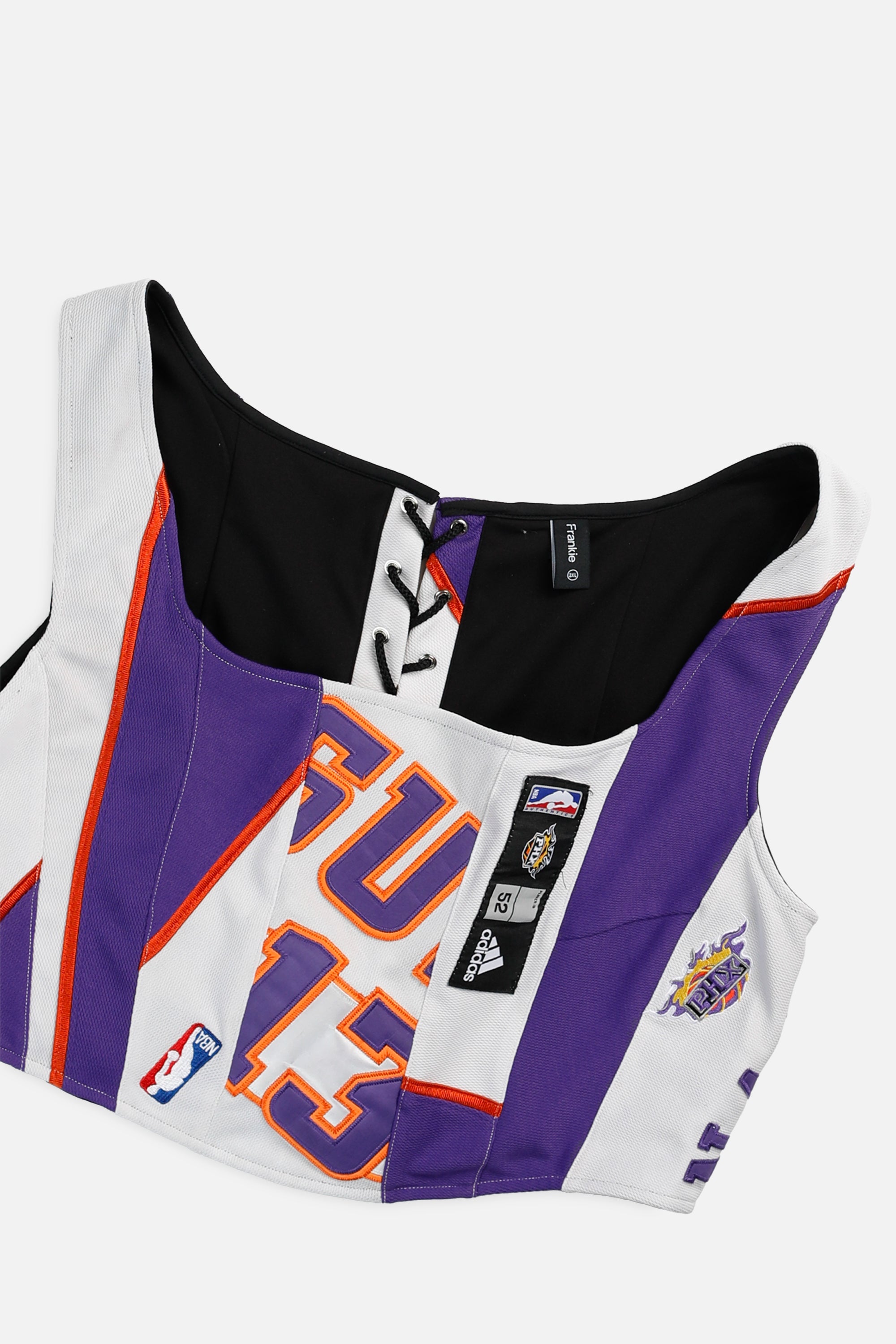 Rework Phoenix Suns NBA Corset - XXL-TOPS-NBA-XXL-Frankie Collective Rare Vintage Streetwear Reworks