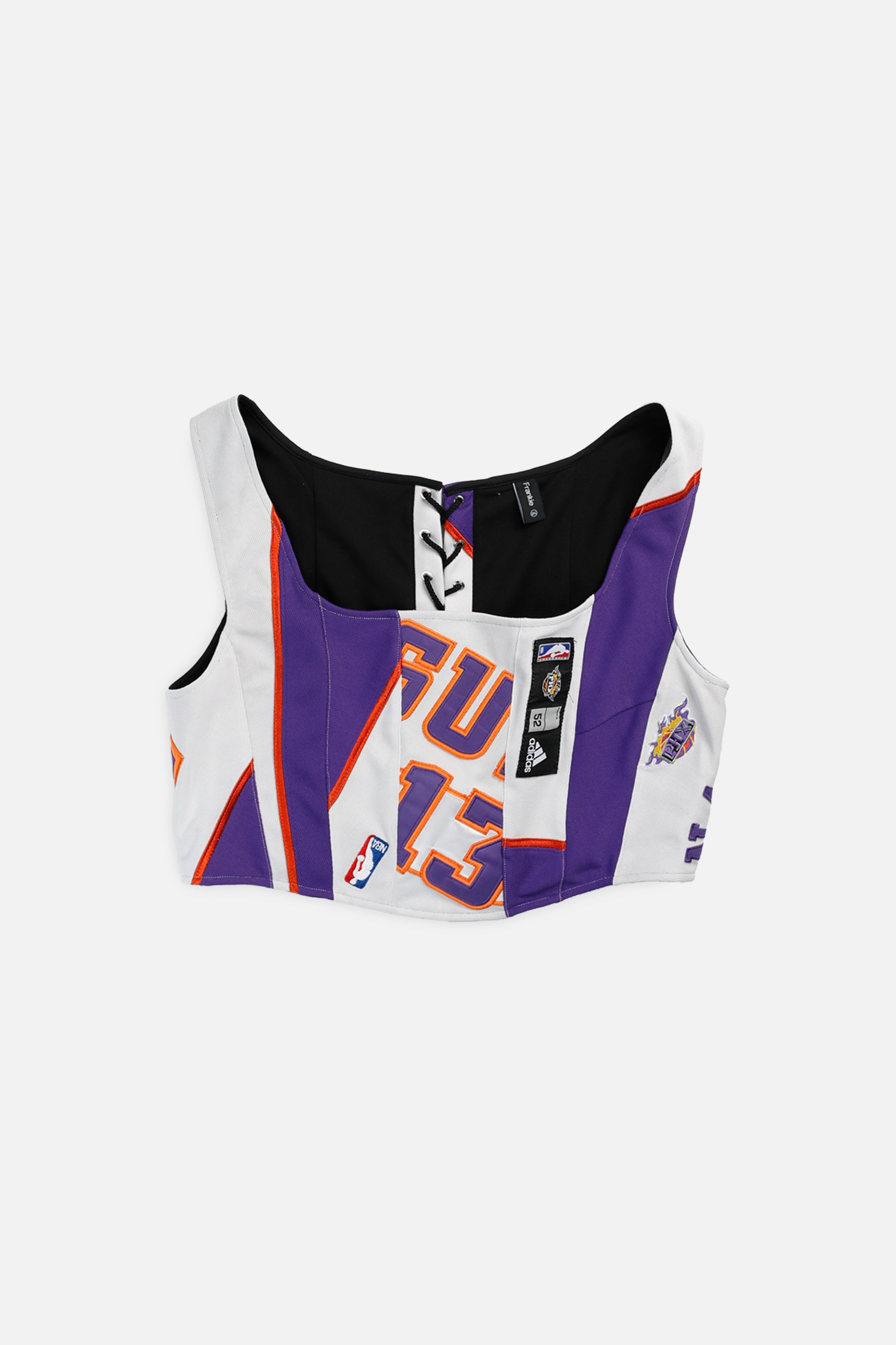 Rework Phoenix Suns NBA Corset - XXL-TOPS-NBA-XXL-Frankie Collective Rare Vintage Streetwear Reworks