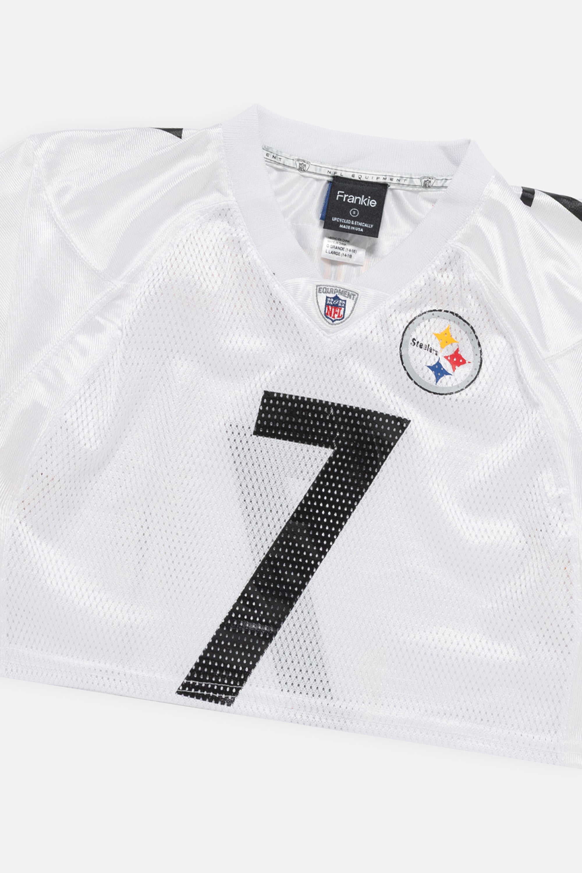 Rework Pittsburgh Steelers Crop Jersey-NFL-Frankie Collective-Rework-Vintage-Streetwear