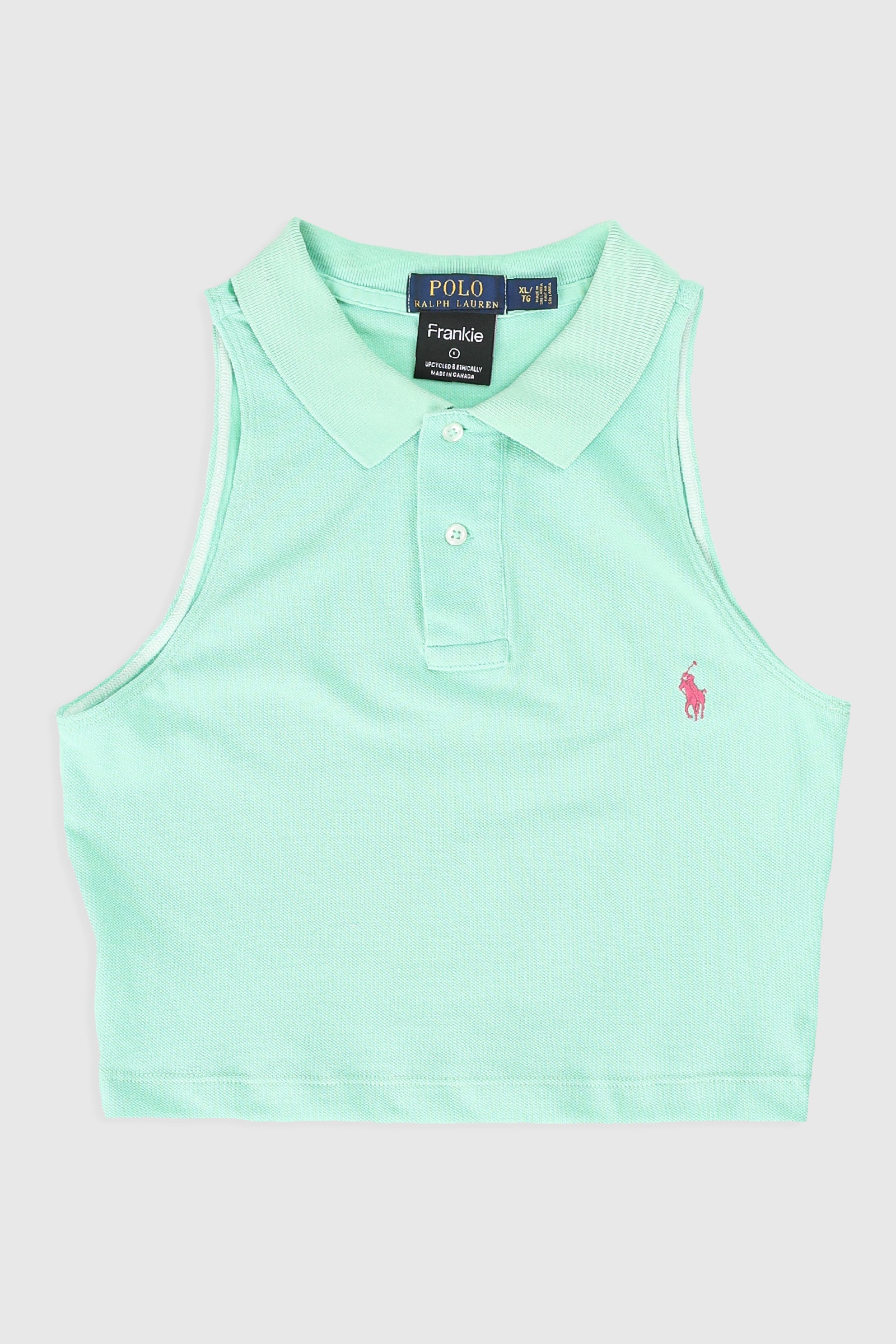 Rework Polo Collared Tank - L-TOPS-Polo-Frankie Collective