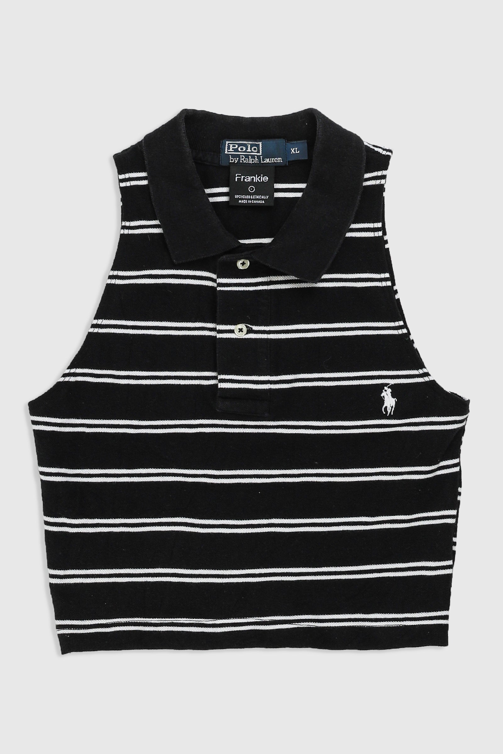 Rework Polo Collared Tank - L-TOPS-Polo-Frankie Collective