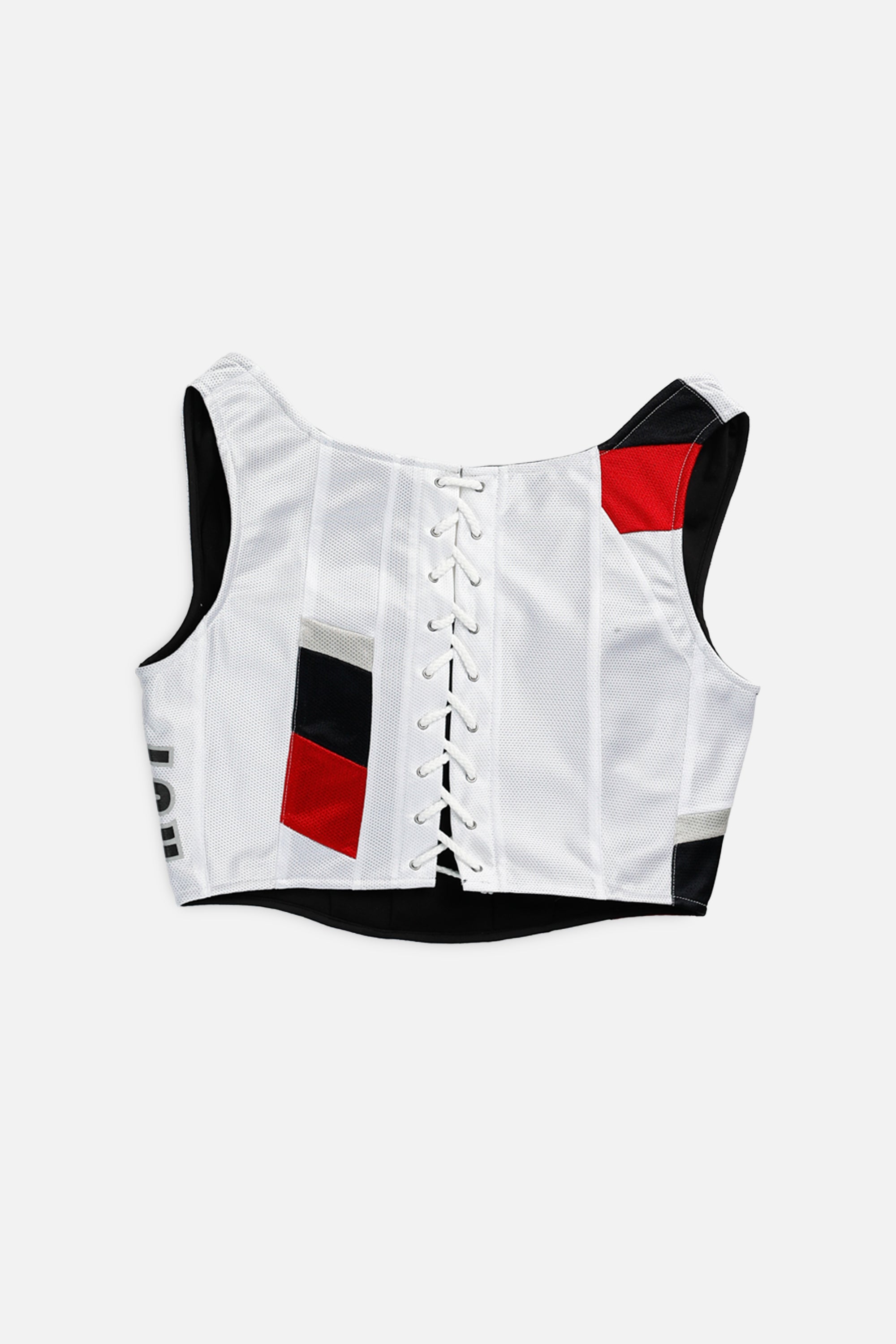 Rework Portland Trail Blazers NBA Corset - L-TOPS-NBA-L-Frankie Collective Rare Vintage Streetwear Reworks