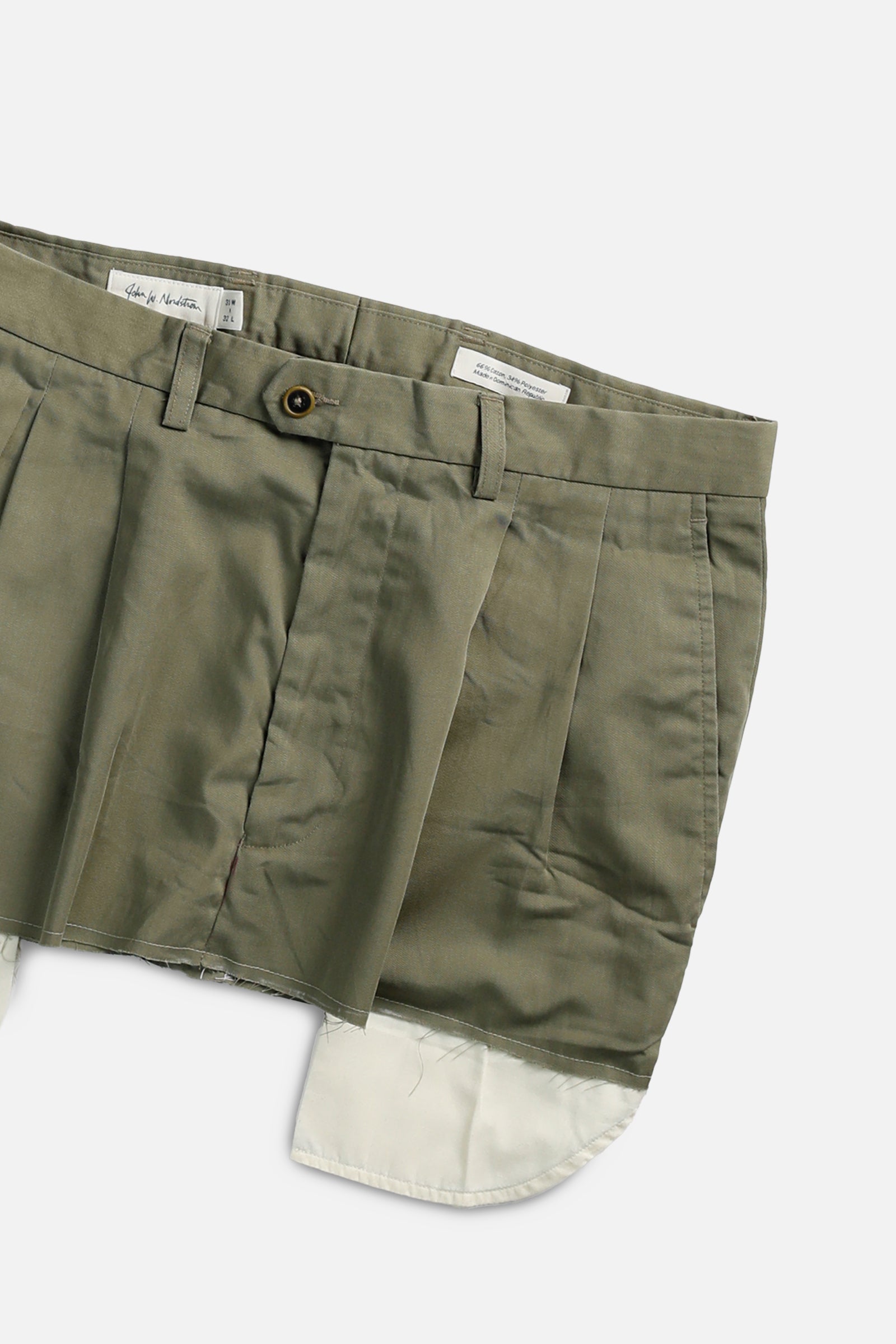 Rework Trouser Skirt - M-BOTTOMS-vendor-unknown-M-Frankie Collective Rare Vintage Streetwear Reworks