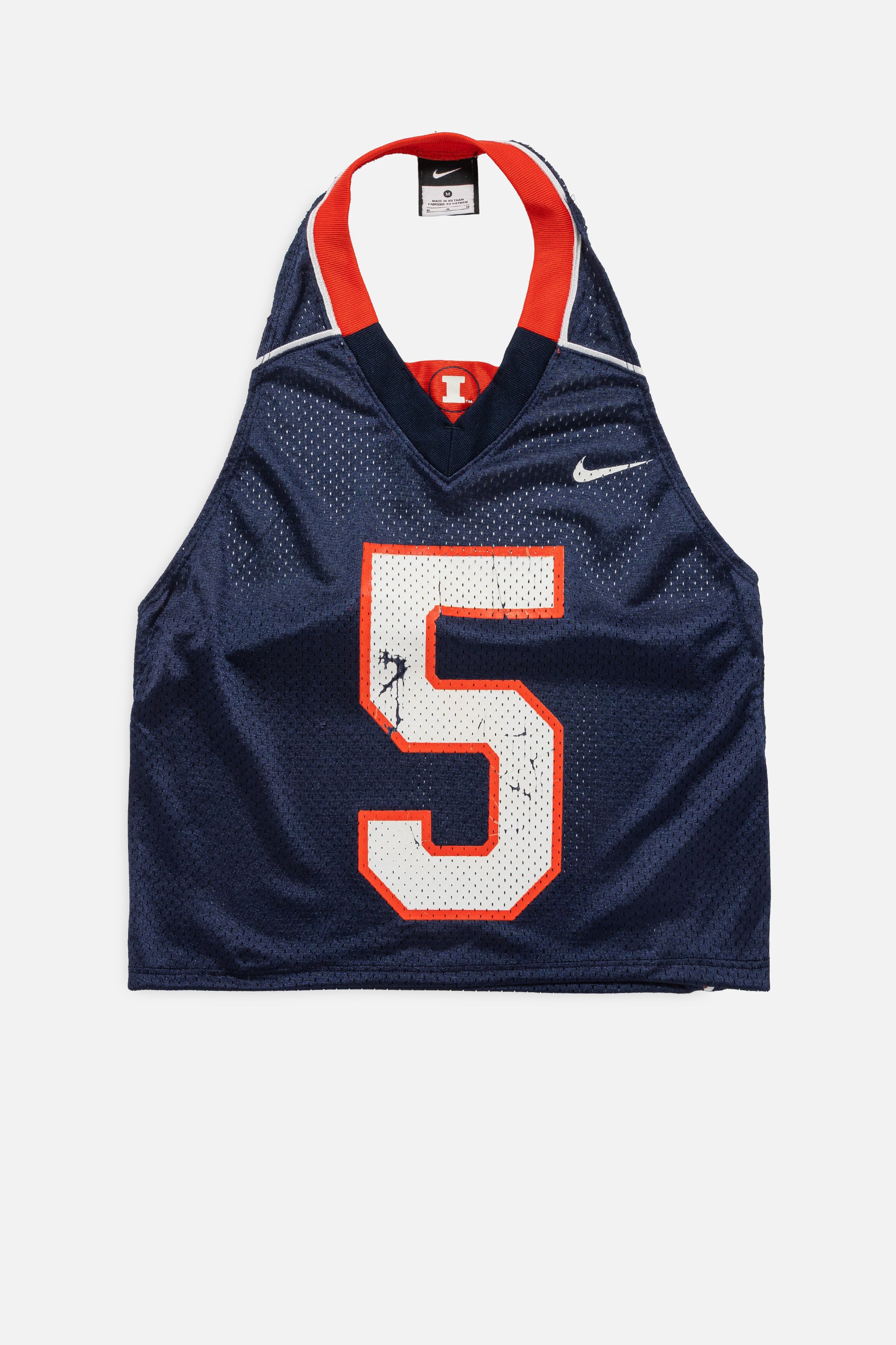 Rework University of Illinois Halter Top-NCAA-Frankie Collective-Rework-Vintage-Streetwear