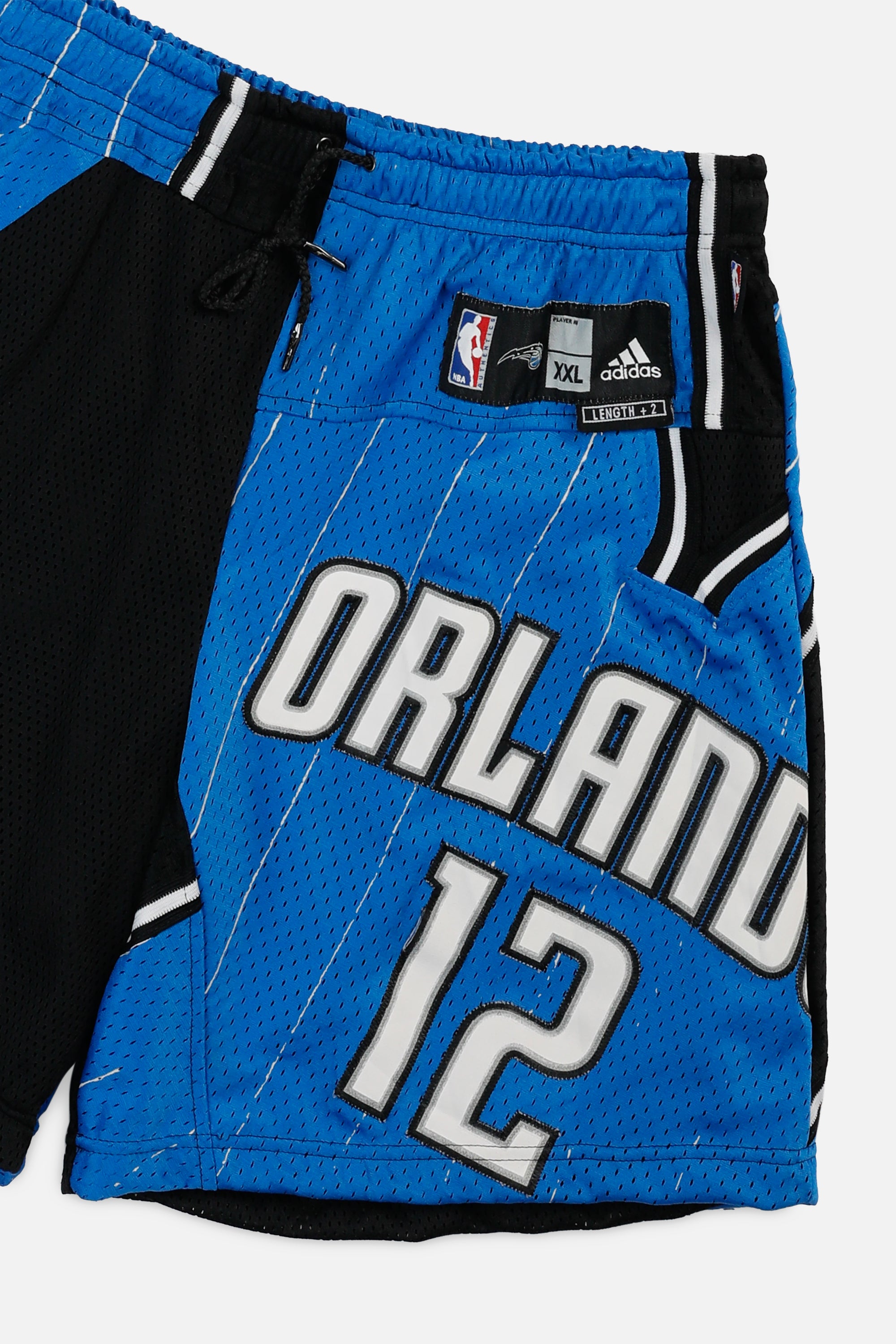 Unisex Rework Orlando Magic NBA Jersey Shorts - M-BOTTOMS-NBA-Women's M - Men's S-Frankie Collective Rare Vintage Streetwear Reworks