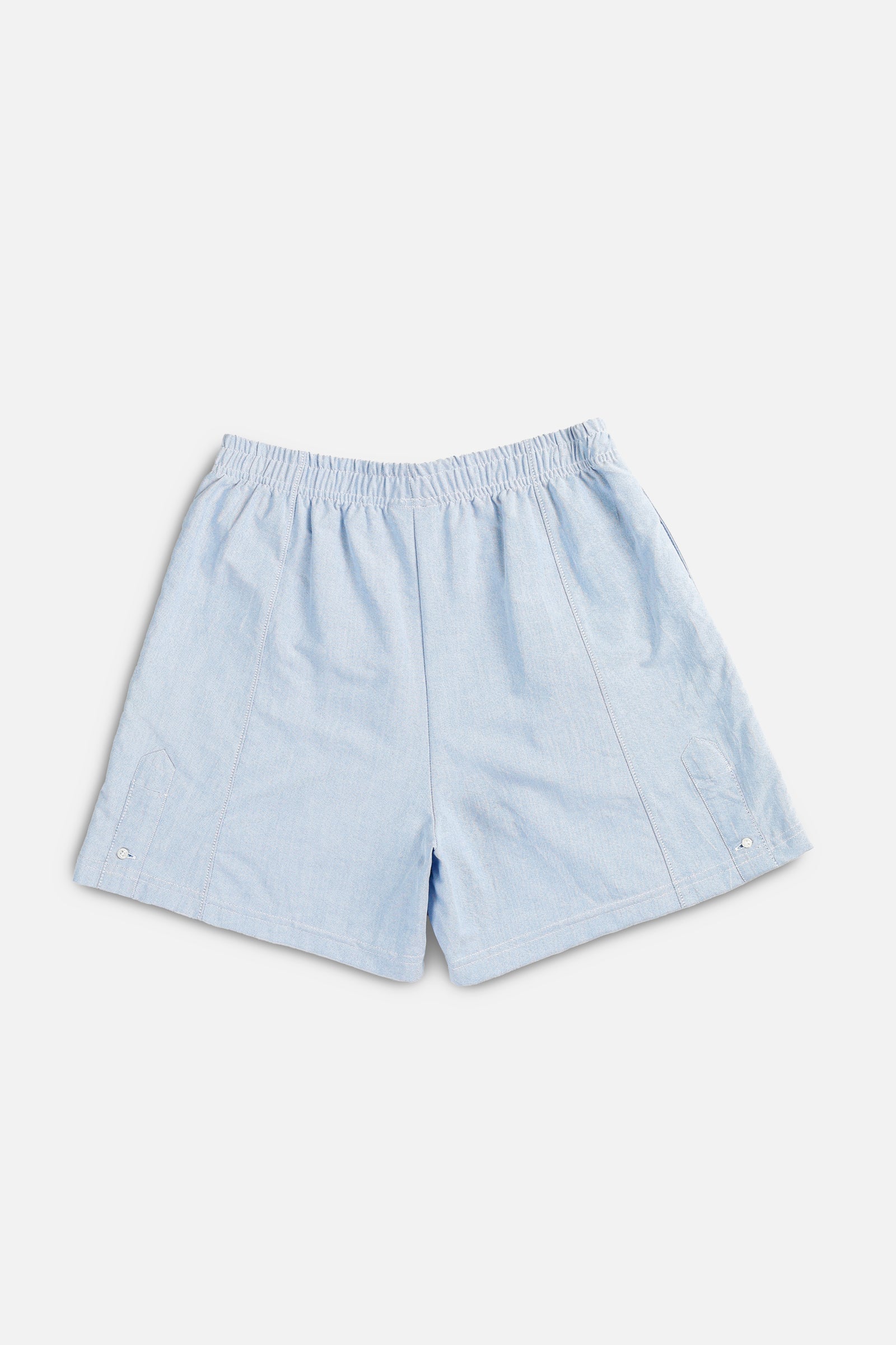 Unisex Rework Oxford Boxer Shorts - XS, S, M, L, XL-BOTTOMS-vendor-unknown-XS-Frankie Collective Rare Vintage Streetwear Reworks