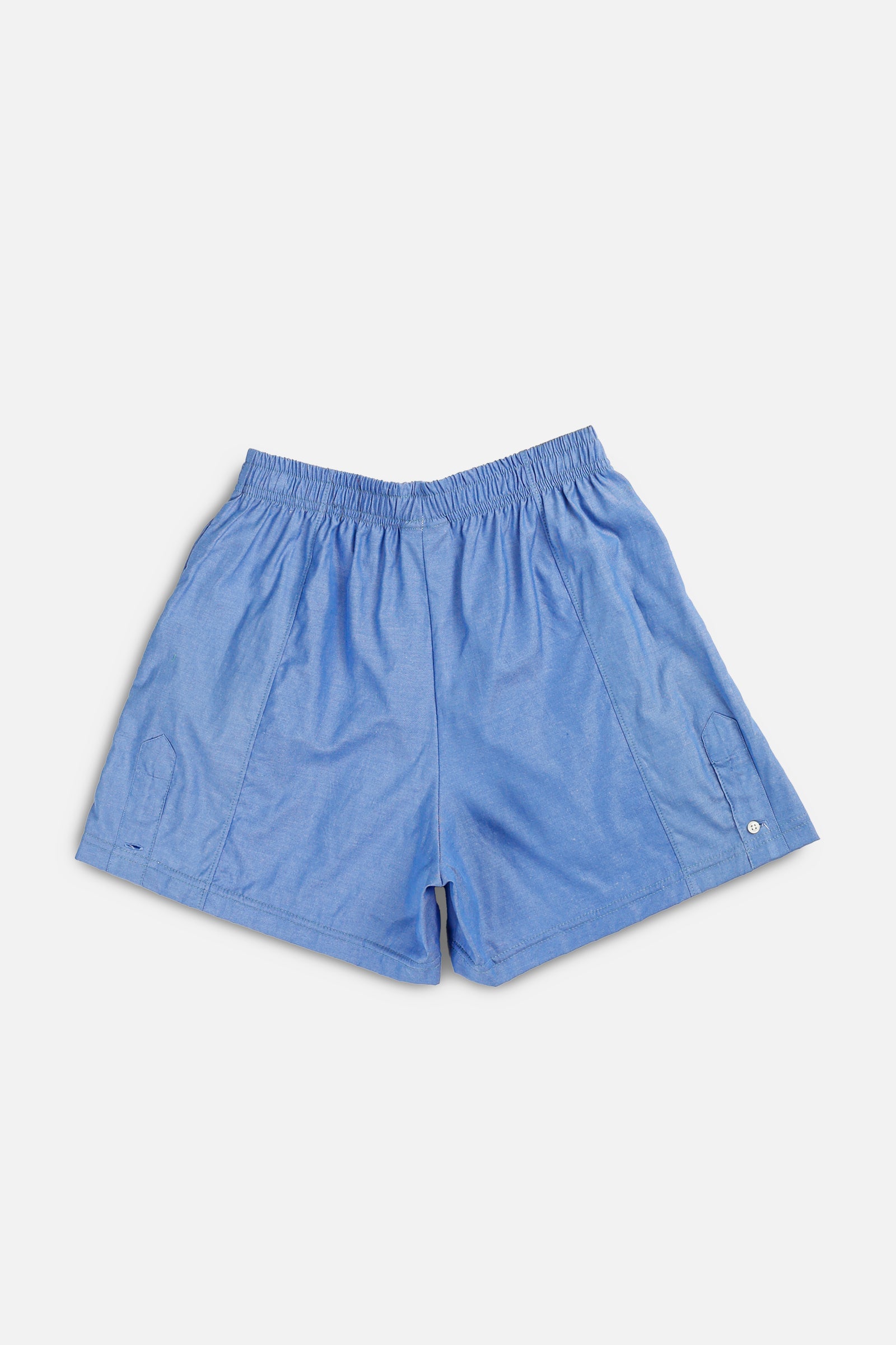 Unisex Rework Oxford Boxer Shorts - XS-BOTTOMS-vendor-unknown-Women's XS - Men's XXS-Frankie Collective Rare Vintage Streetwear Reworks