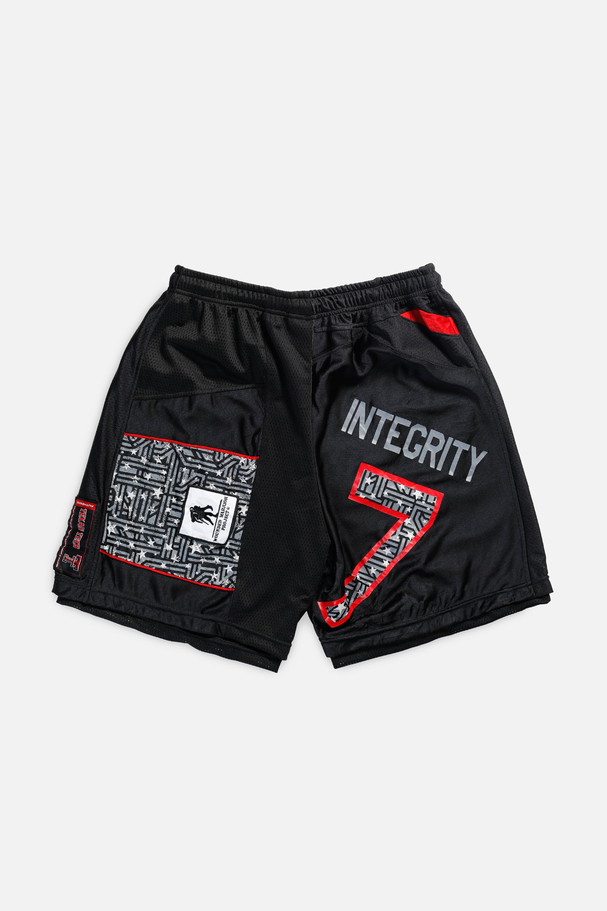 Unisex Rework Texas Tech Jersey Shorts - Women's L - Men's M-SHORTS-NFL-Frankie Collective