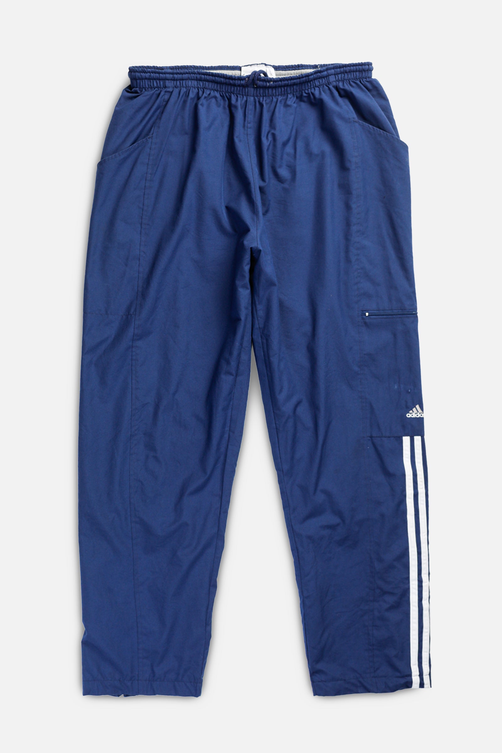 Vintage Adidas Windbreaker Pants - M-BOTTOMS-Adidas-M-Frankie Collective Rare Vintage Streetwear Reworks