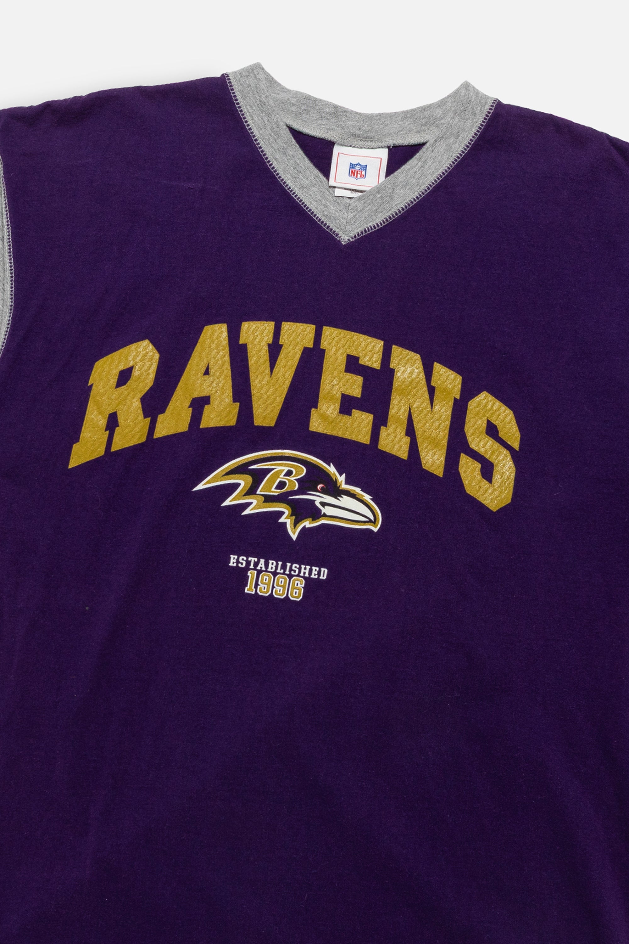 Vintage Baltimore Ravens Tee-NFL-Frankie Collective-Rework-Vintage-Streetwear