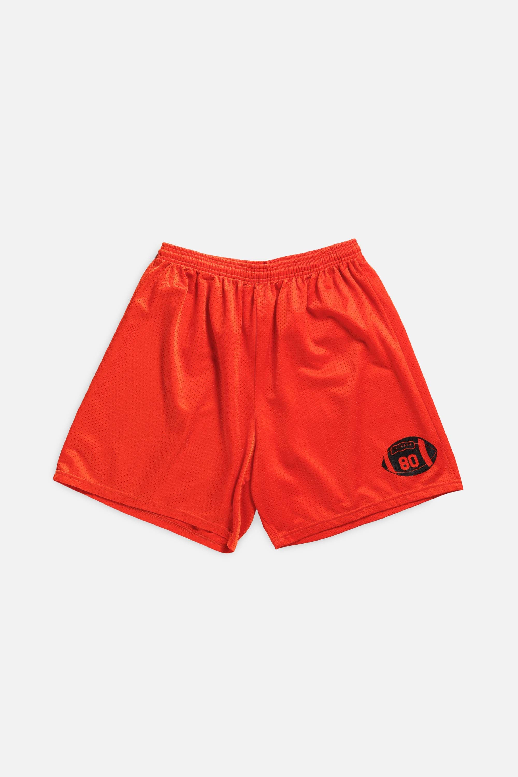 Vintage Football "80" Shorts - S-BOTTOMS-vendor-unknown-S-Frankie Collective Rare Vintage Streetwear Reworks