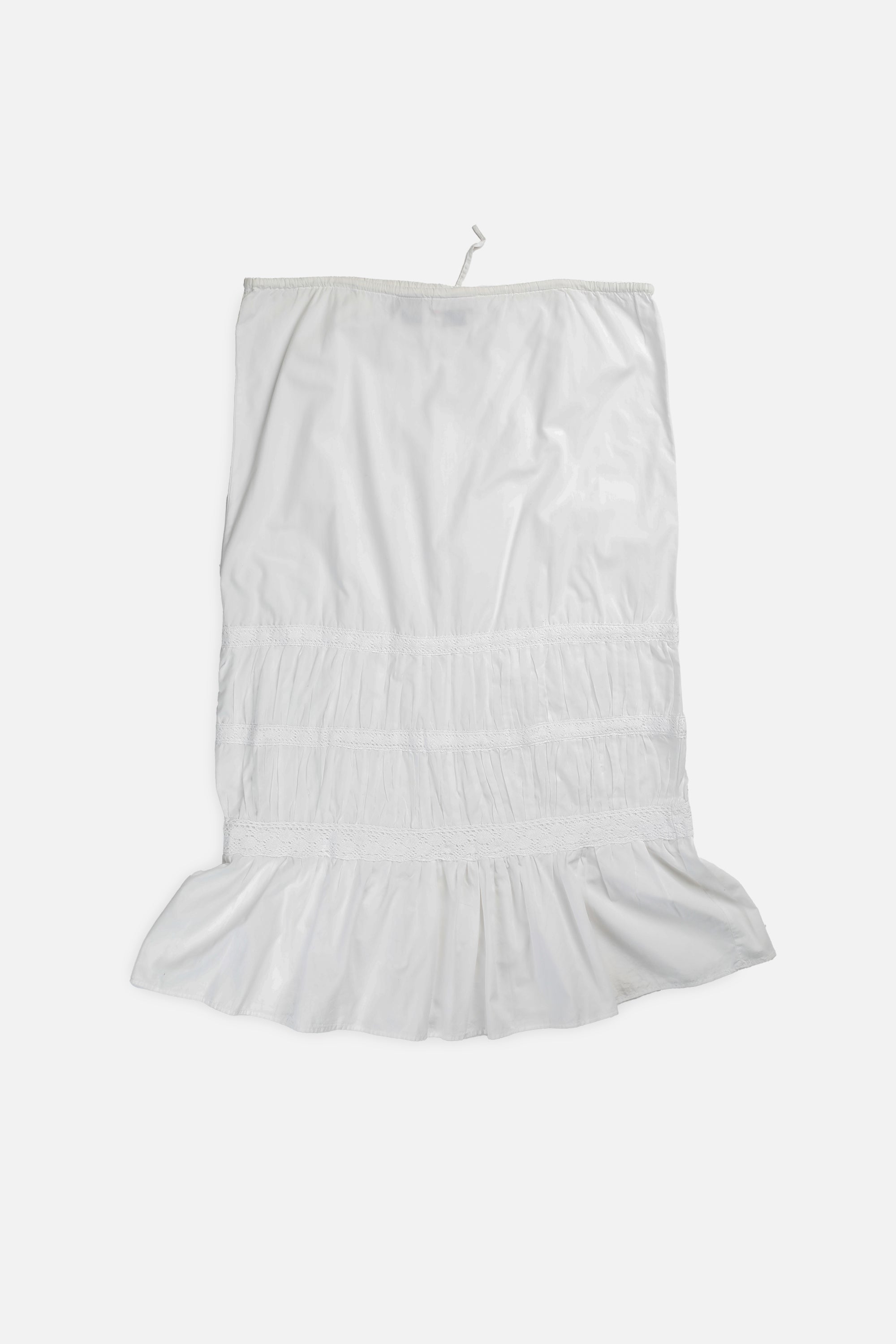 Vintage Gathered Maxi Skirt - M/L-BOTTOMS-vendor-unknown-M/L-Frankie Collective Rare Vintage Streetwear Reworks