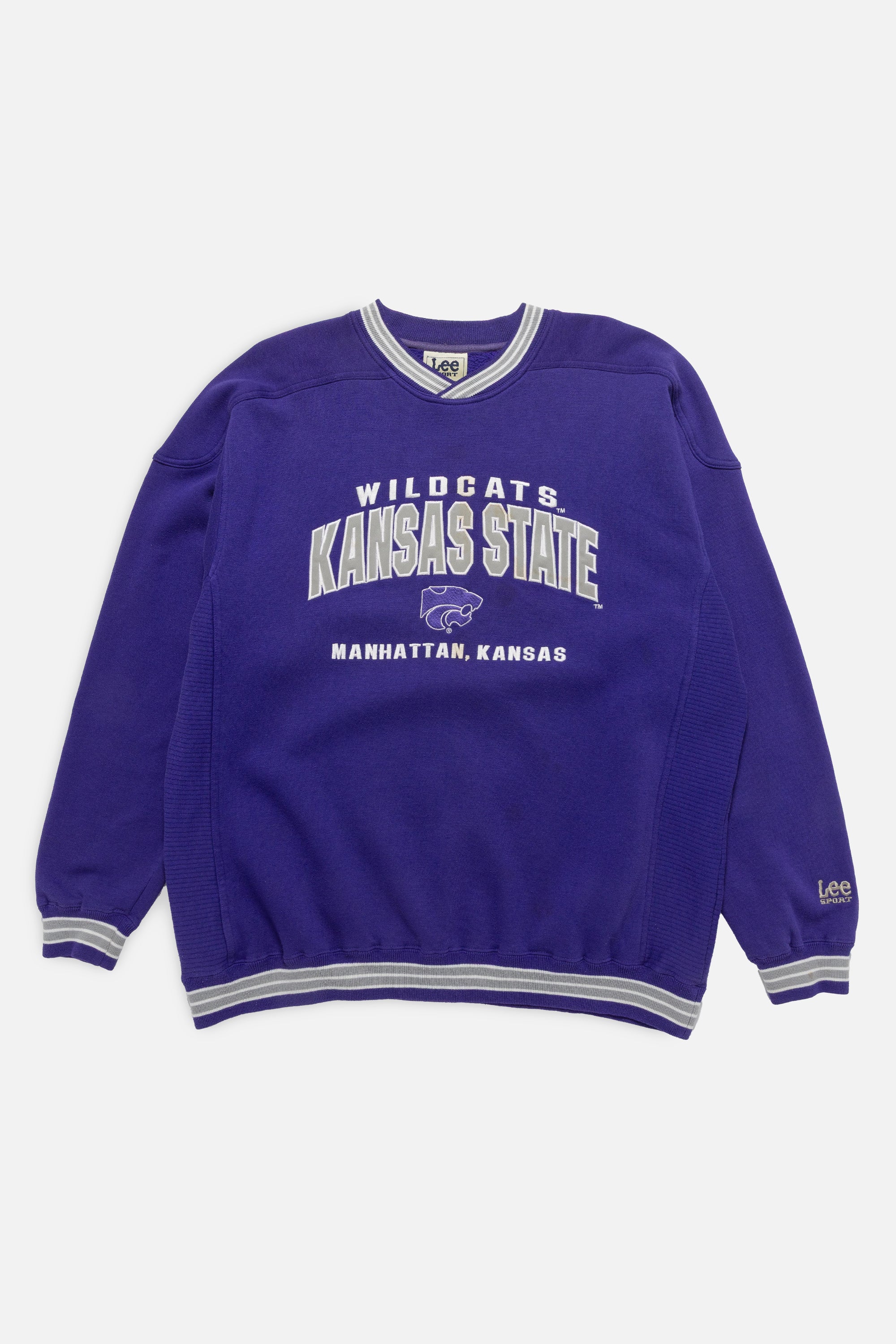 Vintage Kansas State Wildcats Sweatshirt-NCAA-Frankie Collective-Rework-Vintage-Streetwear