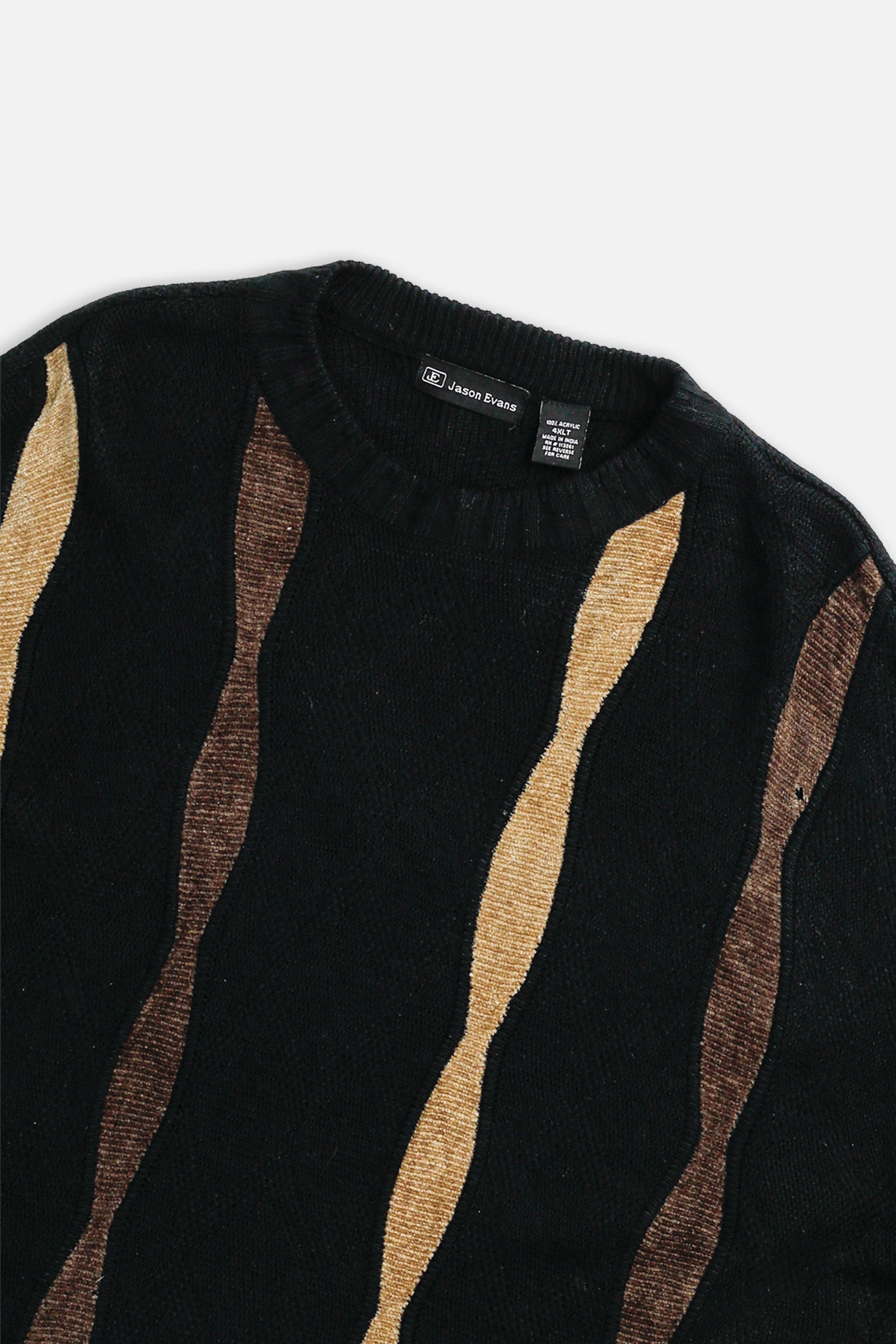 Vintage Knit Sweater - XXXXL Tall-SWEATERS-vendor-unknown-XXXXL Tall-Frankie Collective Rare Vintage Streetwear Reworks