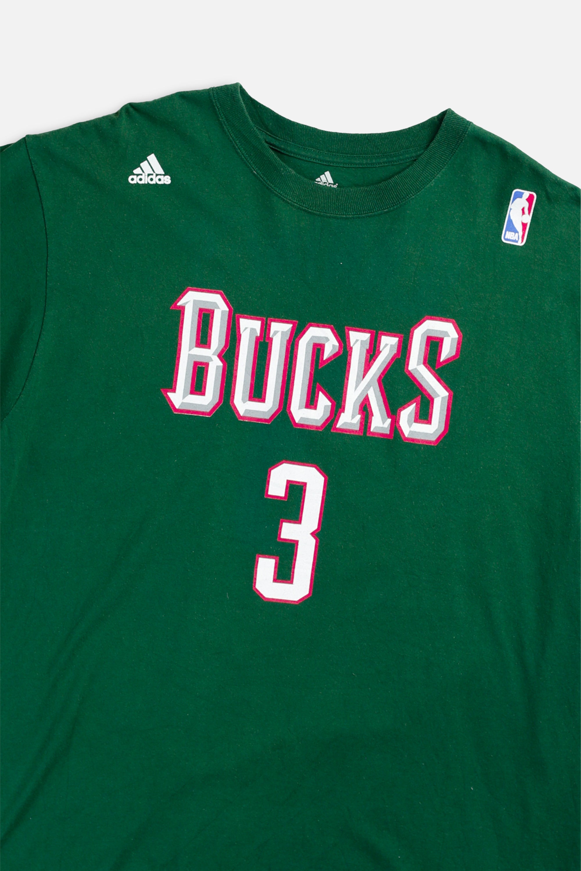 Vintage Milwaukee Bucks NBA Tee - L-TSHIRTS-NBA-L-Frankie Collective Rare Vintage Streetwear Reworks