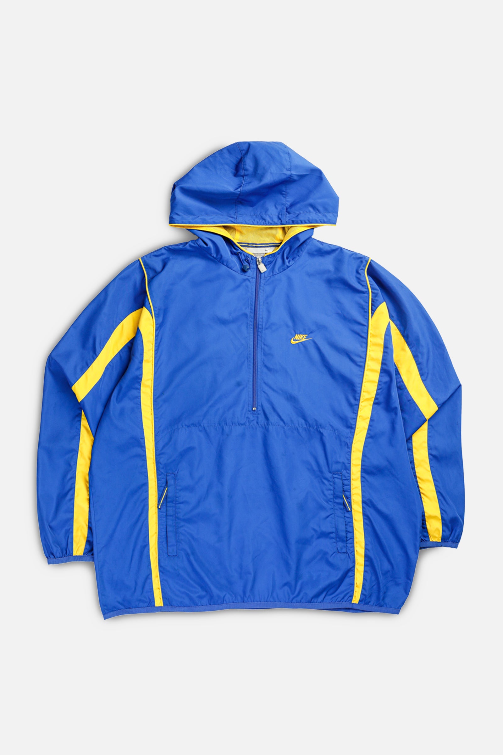 Vintage Nike Pullover Windbreaker Jacket - XL-JACKETS-Nike-XL-Frankie Collective Rare Vintage Streetwear Reworks