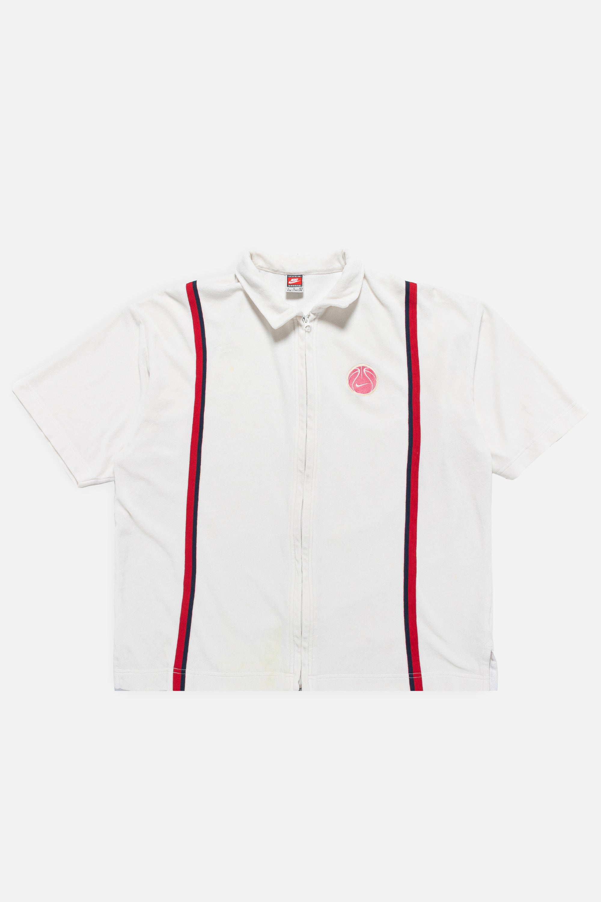 Vintage Nike Velour Warm Up Shirt - L-JERSEYS-Nike-Frankie Collective