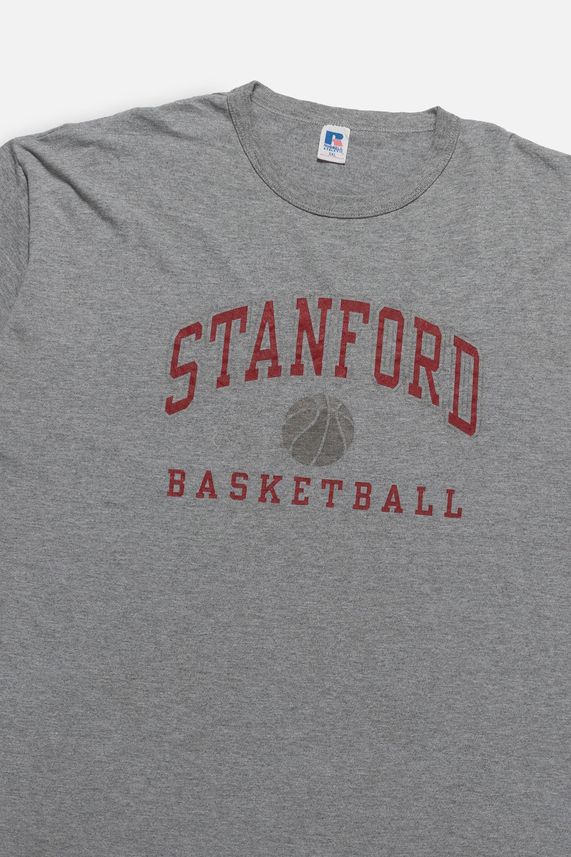 Vintage Stanford Basketball Tee-NCAA-Frankie Collective-Rework-Vintage-Streetwear