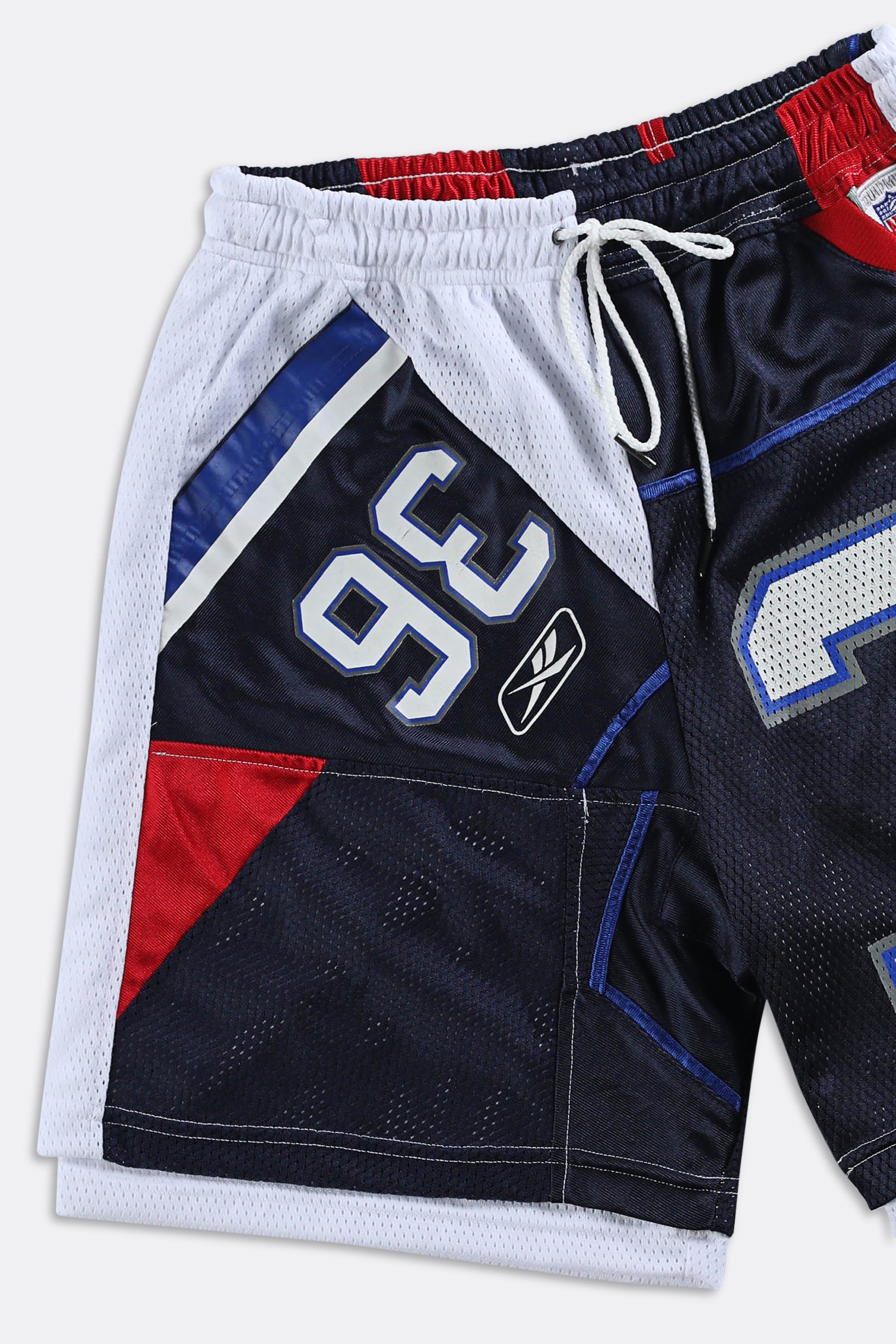 Rework Unisex Reebok Jersey Shorts - Women-S, Men-XS-BOTTOMS-Reebok-Frankie Collective Rare Vintage Streetwear Reworks