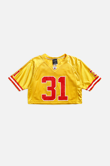 Rework Crop Kansas City Chiefs NFL Jersey - S