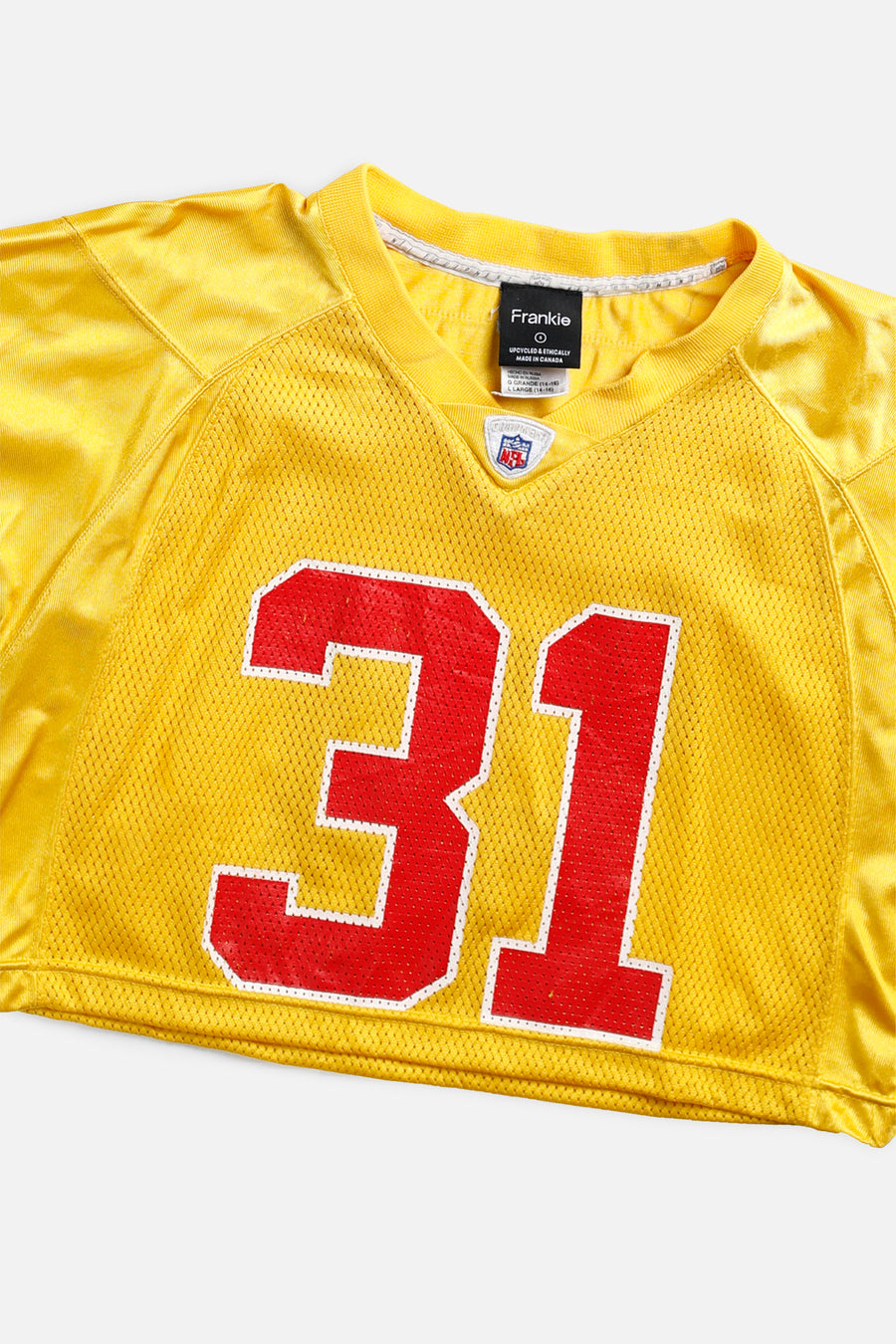 Rework Crop Kansas City Chiefs NFL Jersey - S