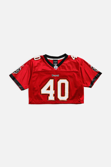 Rework Crop Tampa Bay Buccaneers NFL Jersey - S