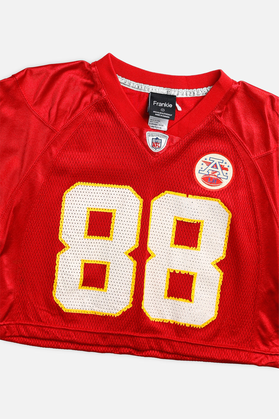 Rework Crop Kansas City Chiefs NFL Jersey - S