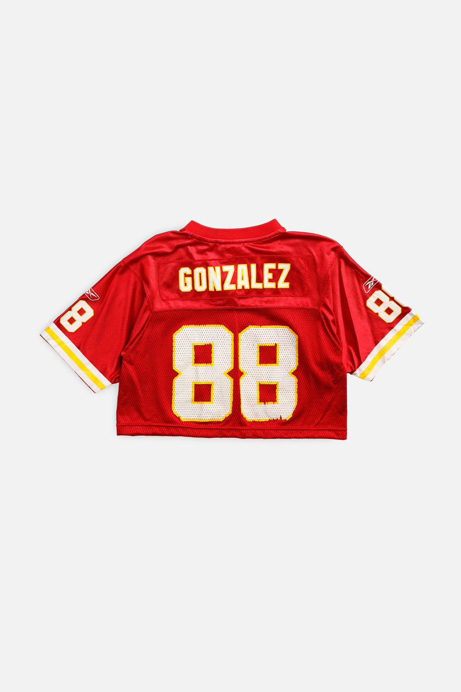 Rework Crop Kansas City Chiefs NFL Jersey - S