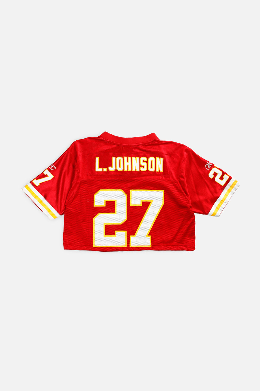 Rework Crop Kansas City Chiefs NFL Jersey - XS