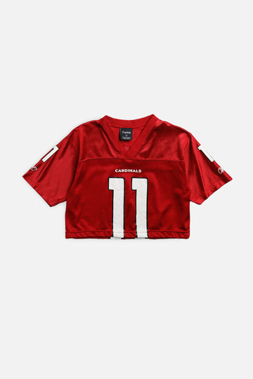 Rework Crop Arizona Cardinals NFL Jersey - XS