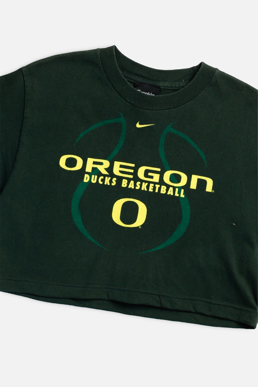 Rework Oregon Ducks NCAA Crop Tee - XS