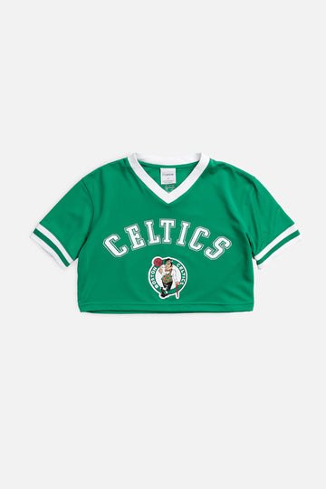 Rework Boston Celtics NBA Crop Tee - XS