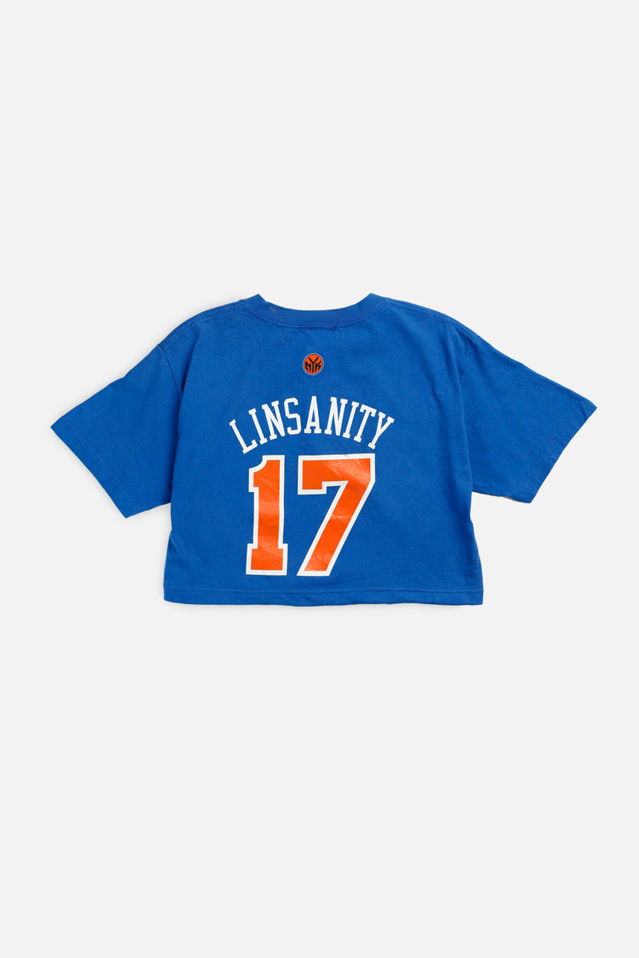 Rework NY Knicks NBA Crop Tee - S