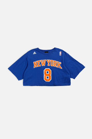 Rework NY Knicks NBA Crop Tee - M