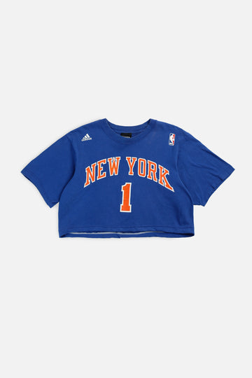 Rework NY Knicks NBA Crop Tee - S