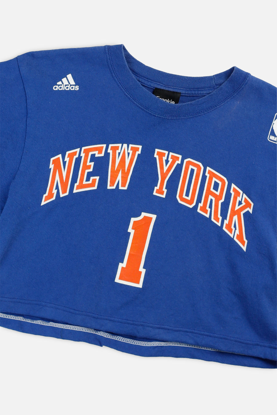 Rework NY Knicks NBA Crop Tee - S