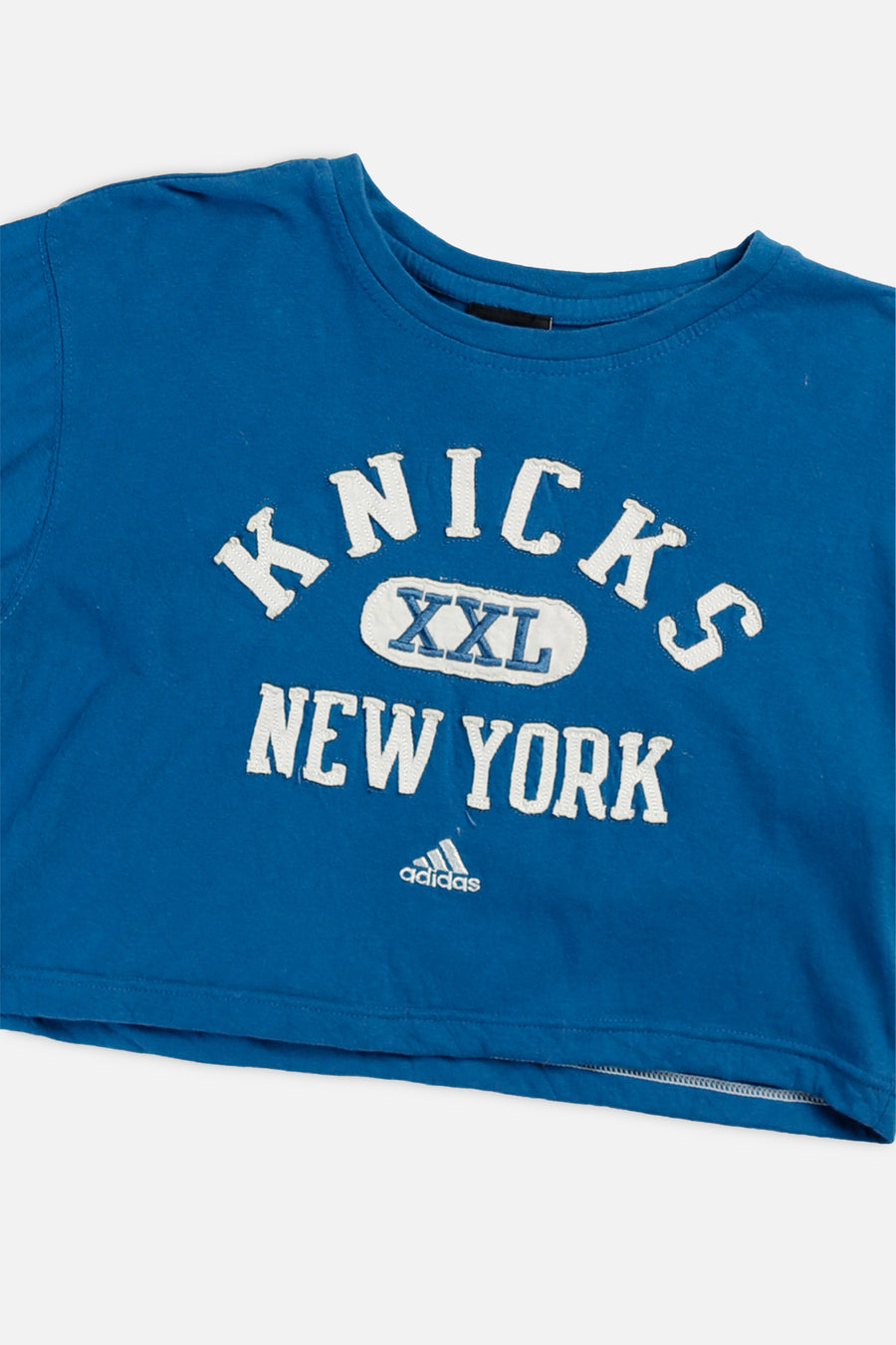 Rework NY Knicks NBA Crop Long Sleeve Tee - S