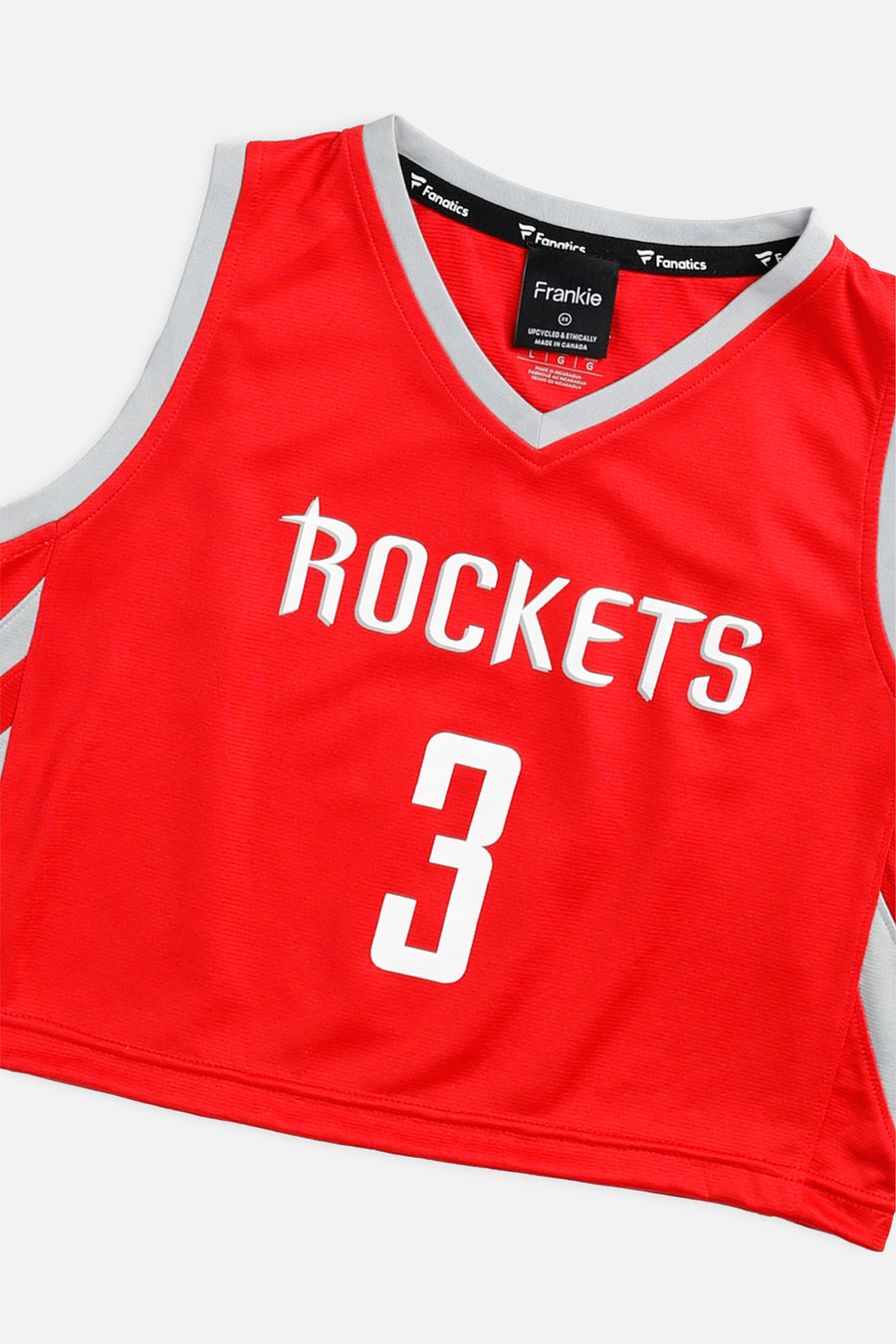 Rework Houston Rockets NBA Crop Jersey - XS