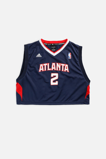 Rework Atlanta Hawks NBA Crop Jersey - L