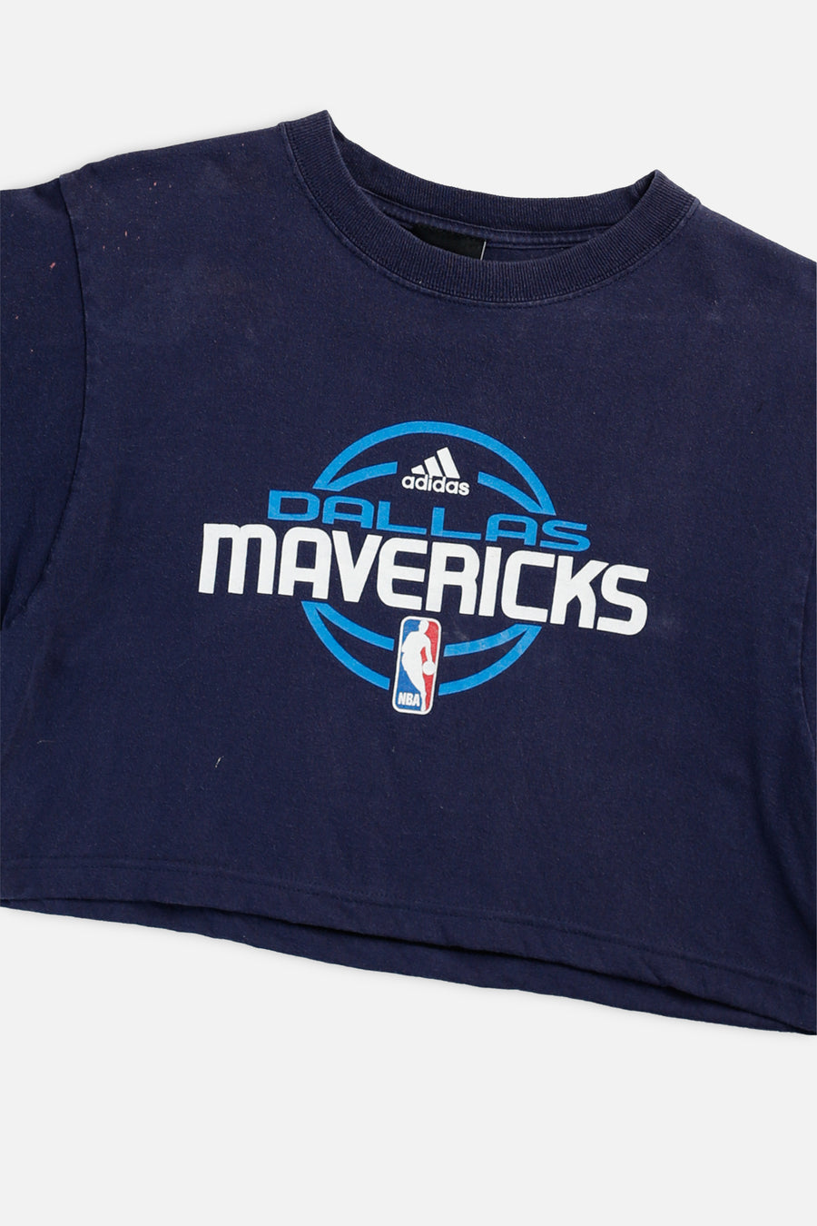 Rework Dallas Mavericks NBA Crop Tee - S