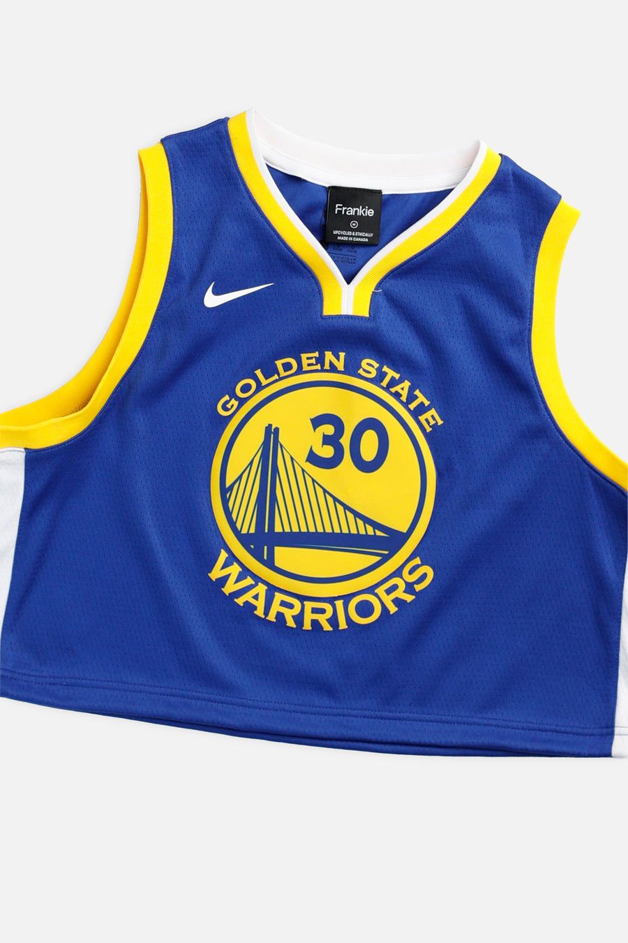 Rework Golden State Warriors NBA Crop Jersey - M