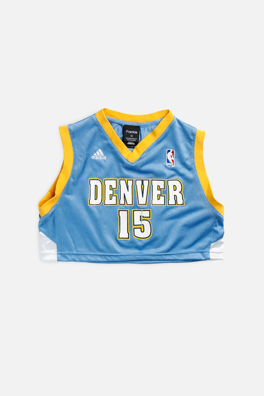 Rework Denver Nuggets NBA Crop Jersey - XS