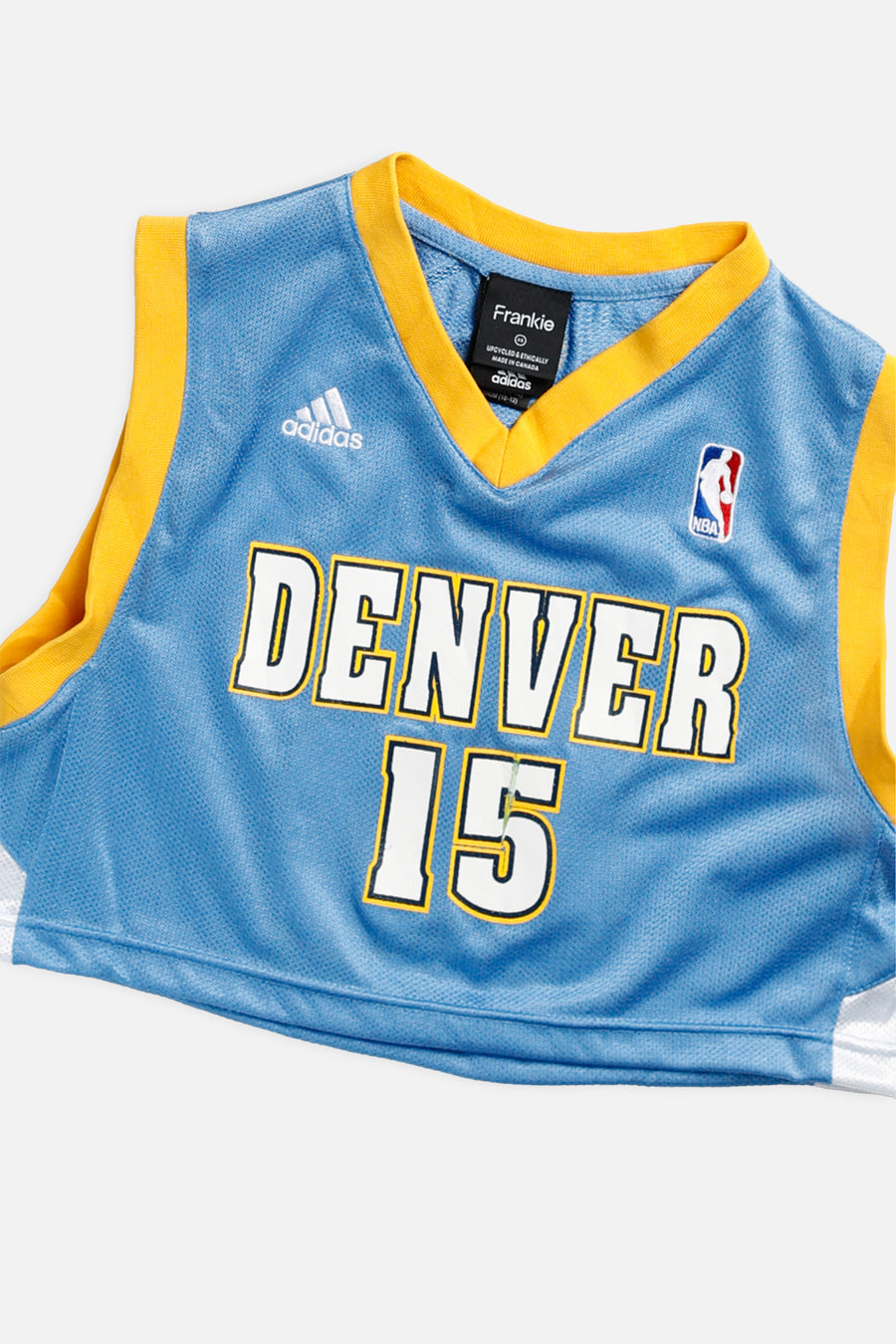 Rework Denver Nuggets NBA Crop Jersey - XS