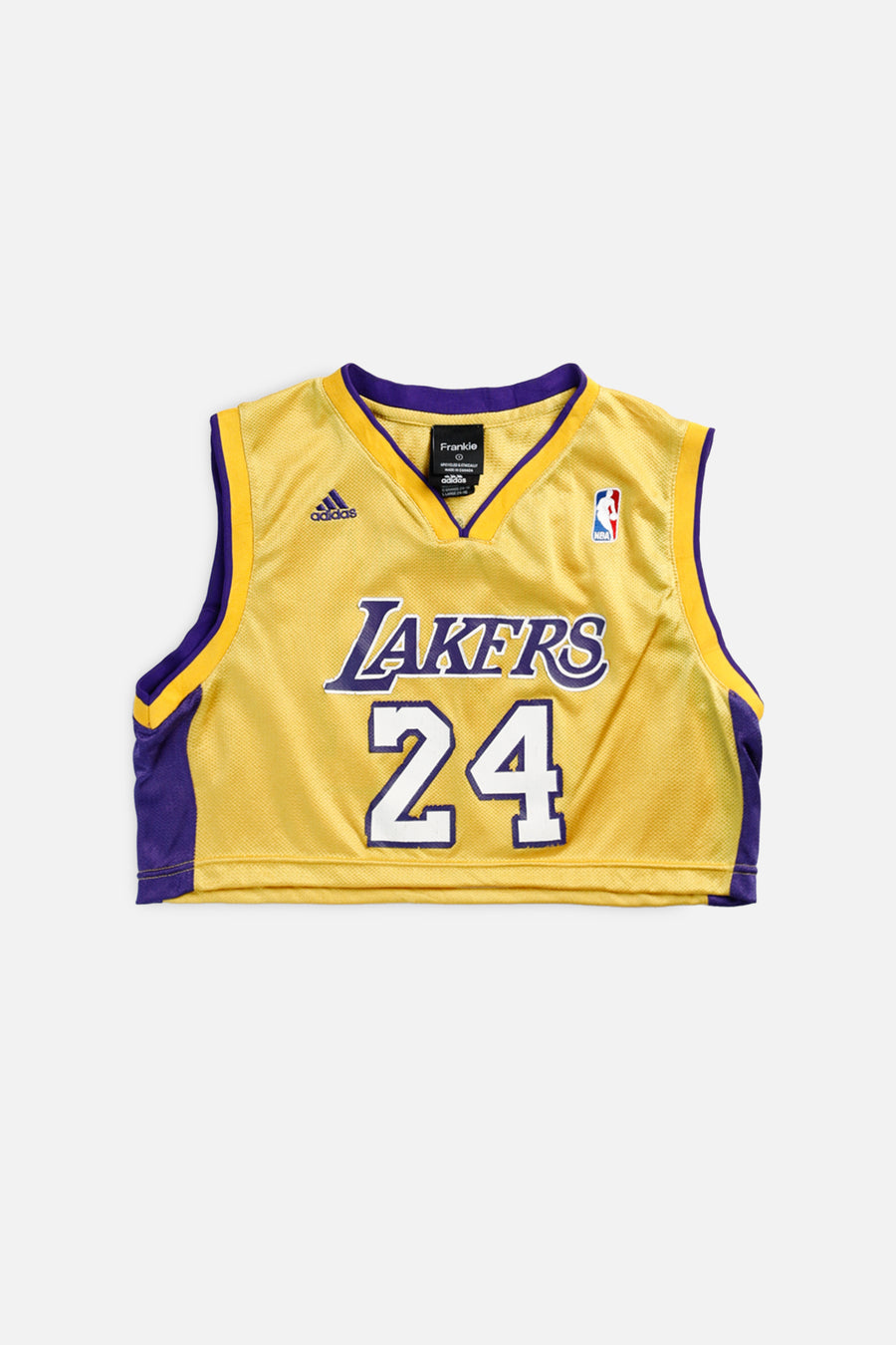 Rework LA Lakers NBA Crop Jersey - S