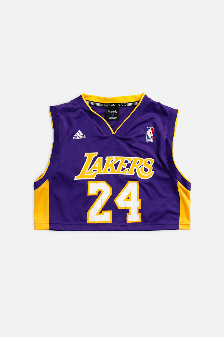 Rework LA Lakers NBA Crop Jersey - XS