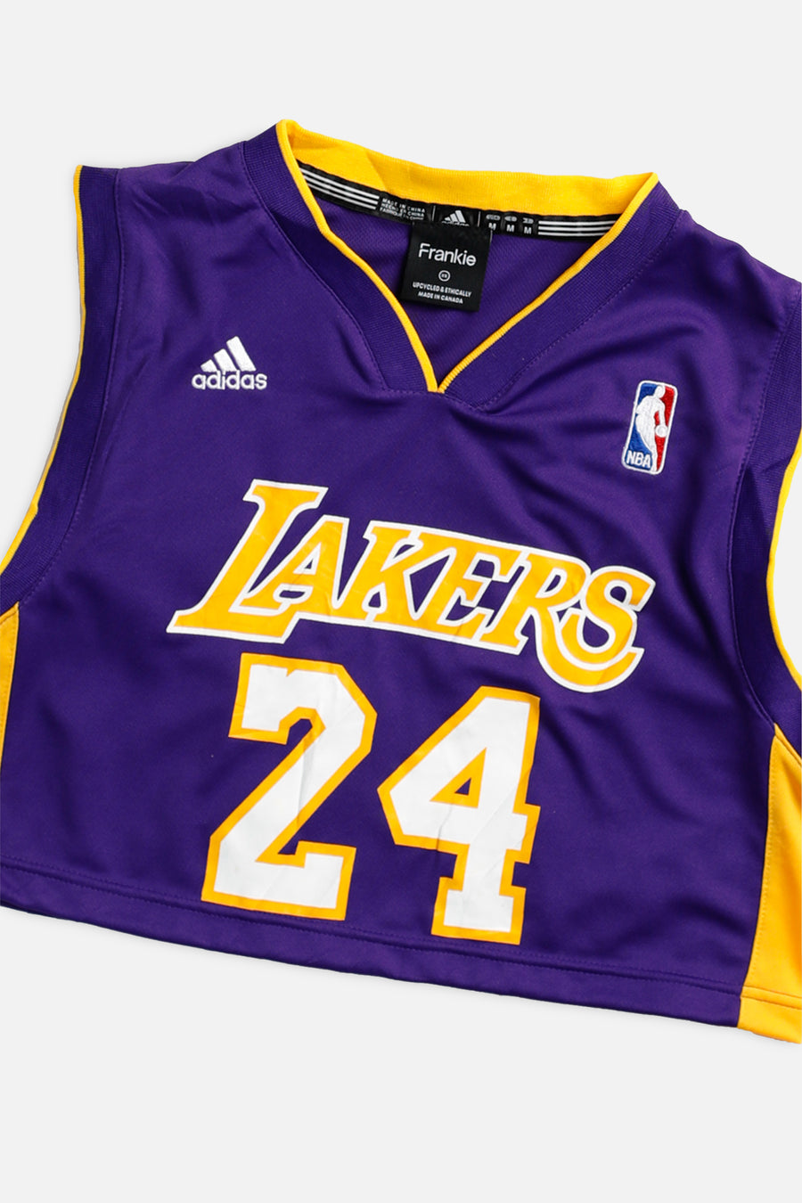 Rework LA Lakers NBA Crop Jersey - XS