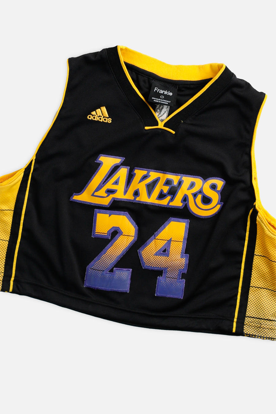 Rework LA Lakers NBA Crop Jersey - S