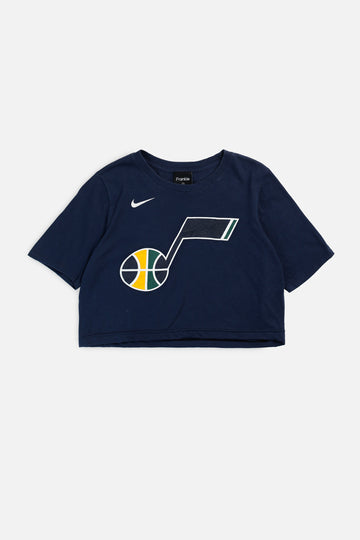 Rework Utah Jazz NBA Crop Tee - S