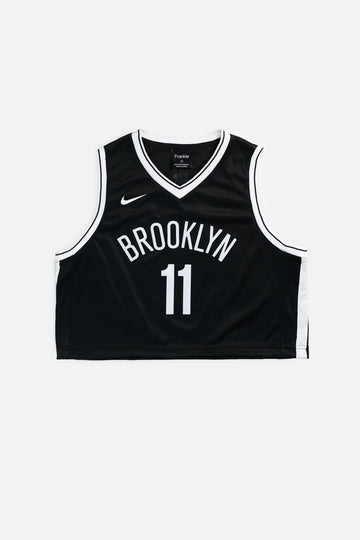 Rework Brooklynn Nets NBA Crop Jersey - M